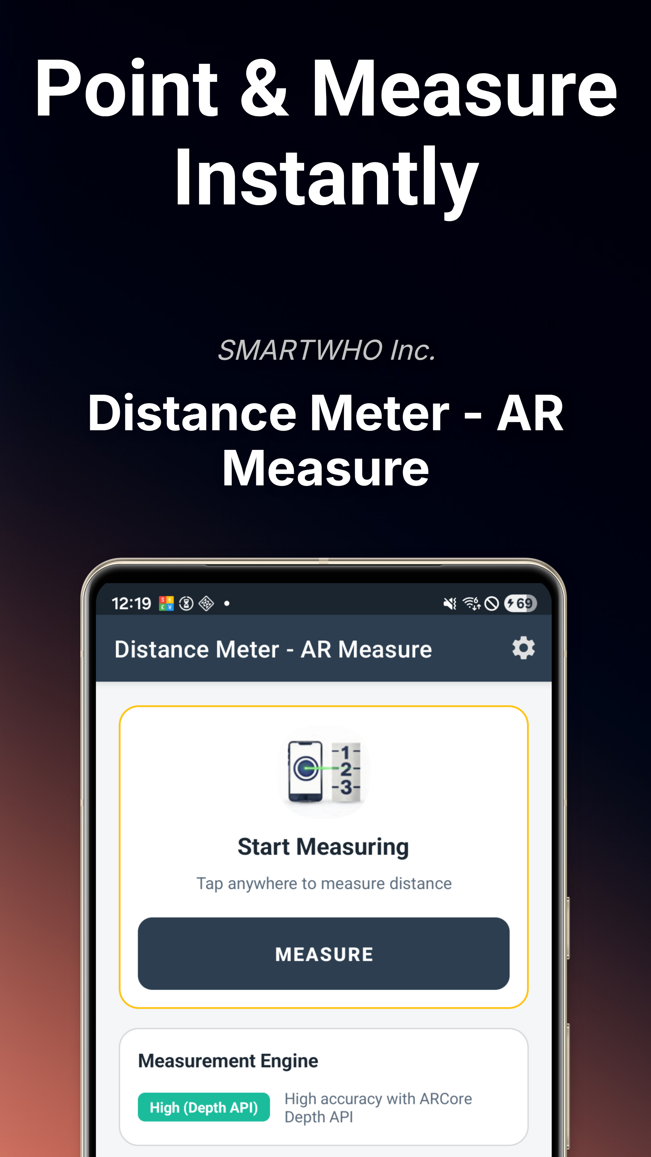 AR Distance Measurement